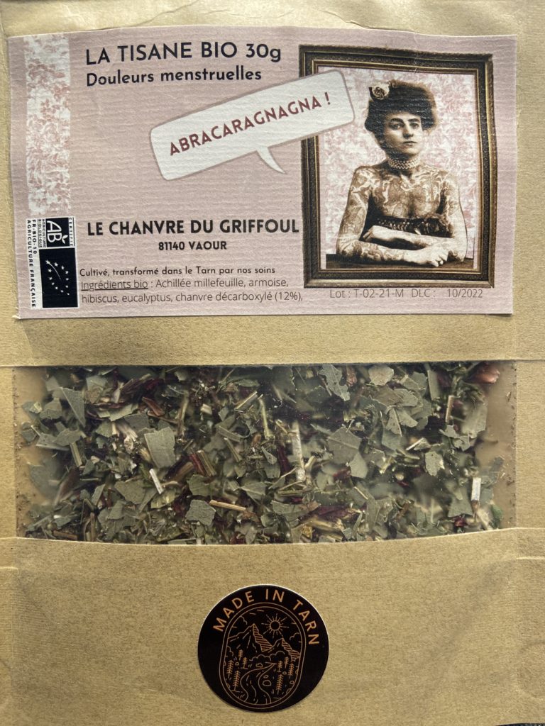 Chanvre du Griffoul – Tisane – La dégustation de Olivia