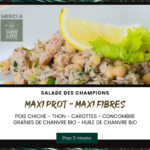 Recette : salade aux graines et huile de chanvre