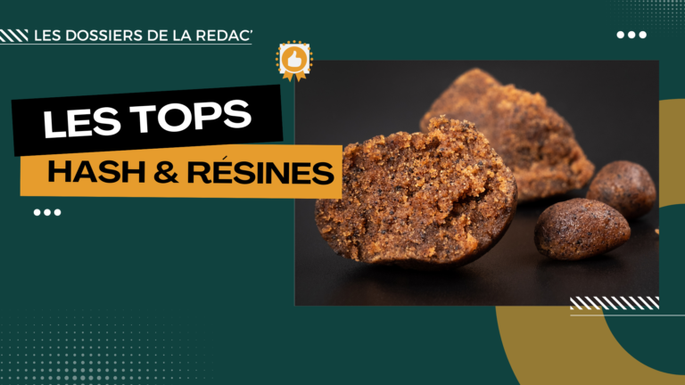 Les meilleurs hash CBD et résines reconstituées