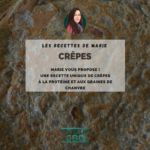 Protéine et graines, la recette de crêpes au chanvre