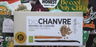 Je mange des graines de chanvre sucrées !