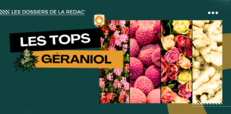 Les variétés CBD avec du géraniol (litchi-rose-geranium)