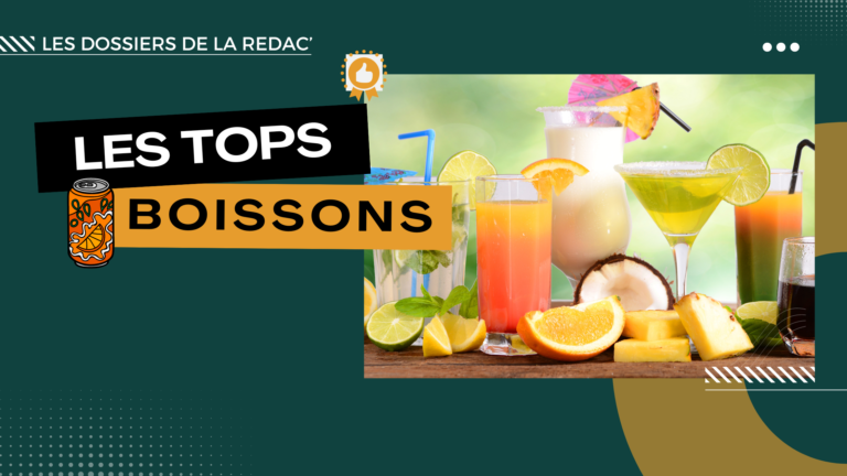 Notre sélection des meilleures boissons CBD