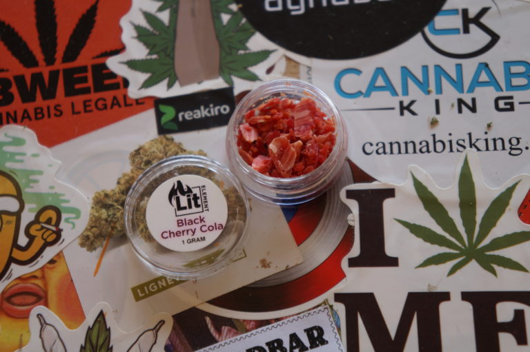 Test du crumble Black Cherry Cola (Element Lit)