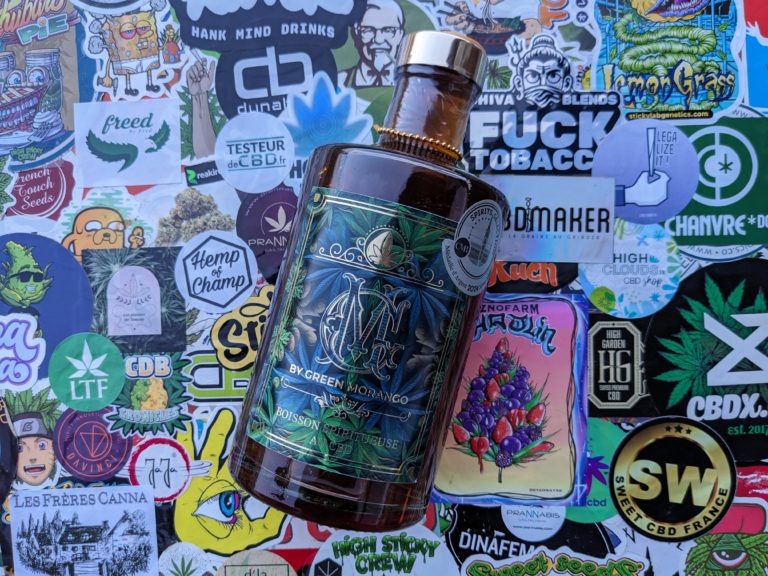 Le rhum CBD de Green Morango