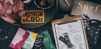 Quadra de fleurs d’Amour de Chanvre