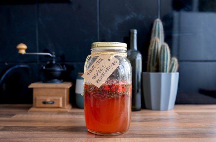 Sirop cru aux fruits et fleurs de CBD