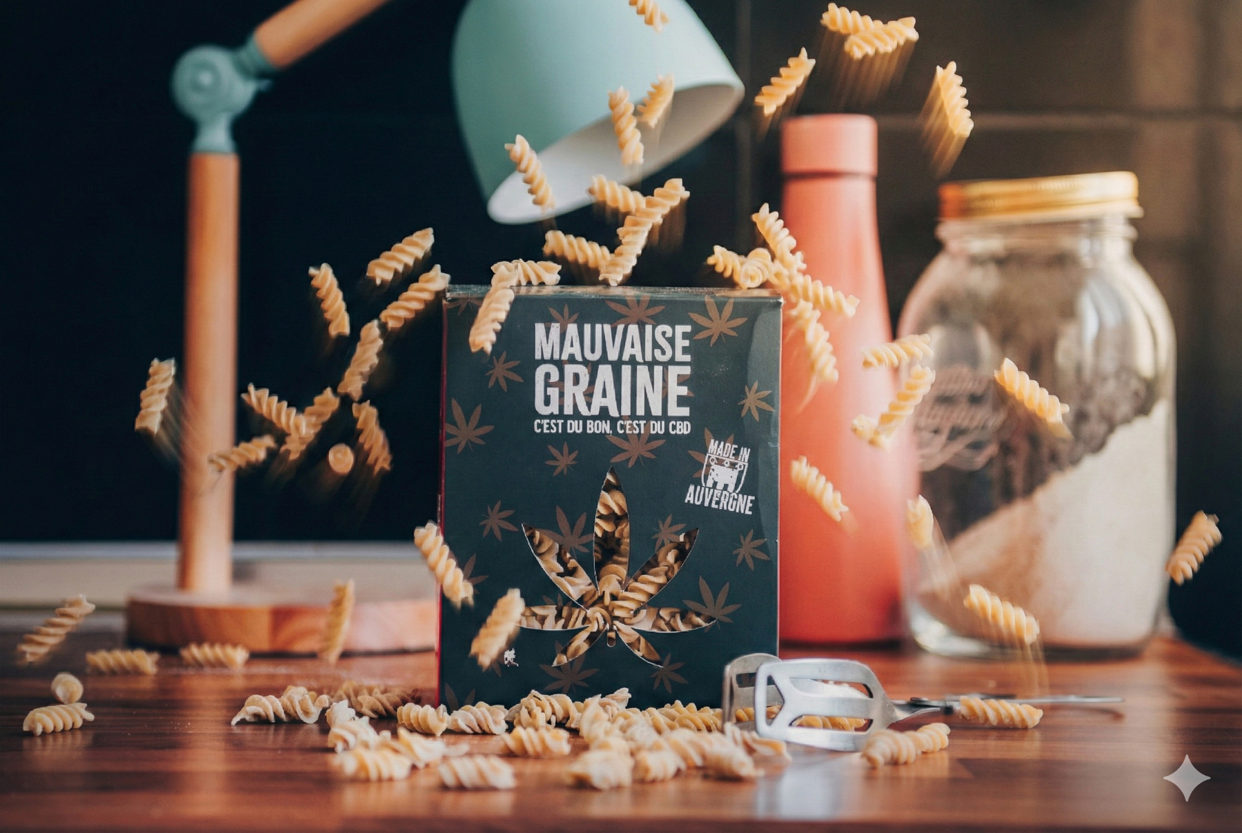 Pâtes au CBD - Mauvaise Graine (Moulin de la Ribeyre) - Testeur de CBD (2)