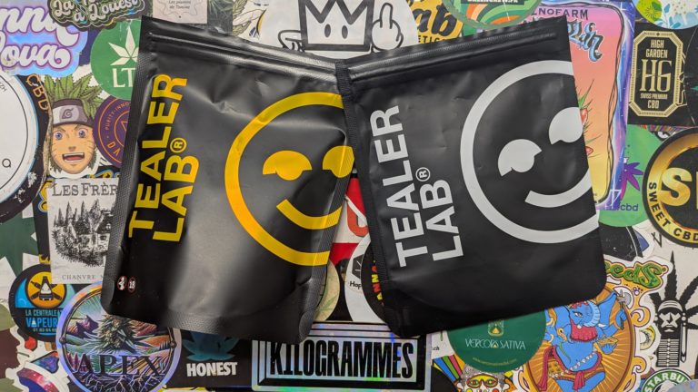 Je teste une fleur et un hash signés Tealer Lab